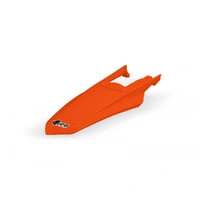 UFO Rear Fender W.Pins - KTM EXC 150/XC W150/XC W150TPI/EXC 250/XC W250/EXC-F 250/XCF W250/EXC 300/XC W300 24-25 - Orange