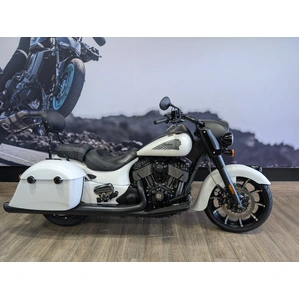 2019 INDIAN 1800CC SPRINGFIELD DARK HORSE WHITE CRUISER