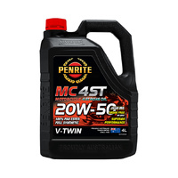 Penrite MC-4ST V Twin 20W-50 100% PAO Ester Full Synthetic Oil - 4 Litres