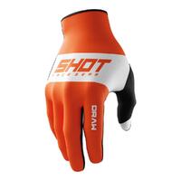 Shot Draw Sky Kids Gloves - Orange - 12/13