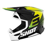 Shot Furious Apex Kids Glossy Helmet - Neon Yellow