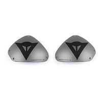 Dainese DETS Aluminium Shoulder Plates - Aluminium/Black - OS