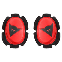 Dainese Pista Heavy Duty Knee Slider Kit - Fluro Red/Black - OS