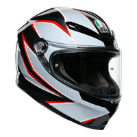 AGV K6 Flash Helmet - Black/Grey/Red