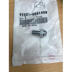 VT1100C 1994-00 OEM FOOTPEG SCRAPE  BOLT,CAP, 8X14  92501080140B