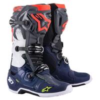 Alpinestars Tech 10 Boots - Dark Grey/Dark Blue - 8