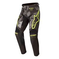 Alpinestars Youth Racer Tactical Black and Yellow Pants