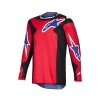 Alpinestars 2026 Fluid Grid MX Jersey - Red/Black/Purple