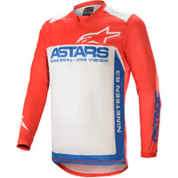 Alpinestars Racer Supermatic Jersey - Bright Red/Blue