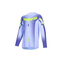 Alpinestars 2026 Youth Supertech Scenz MX Jersey - Purple/Fluro Yellow