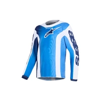 Alpinestars 2026 Youth Fluid Portl MX Jersey - UCLA Blue/White