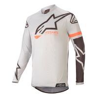 Alpinestars Youth Racer Compass Light Grey and Black Jersey - X-Large - Youth 