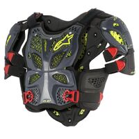 Alpinestars A-10 Black Red Yellow Chest Armour