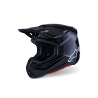 Alpinestars 2026 SM-7 Solid MX Helmet - Black/Glossy