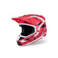 Alpinestars 2026 SM-7 Deed MX Helmet - Red/Black/White/Glossy