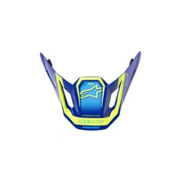 Alpinestars 2026 SM7 Deed Peak - Blue/Fluro Yellow/Glossy - OS