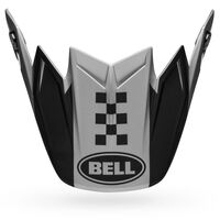 Bell Moto-9 Flex Breakaway Peak - Matte Silver/Black