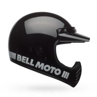 Bell Moto-3 Classic Helmet - Gloss Black - M