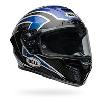 Bell Racestar Deluxe Xenon Helmet - Blue/Black - L