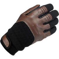 Biltwell Bantam Glove - Chocolate/Black - S