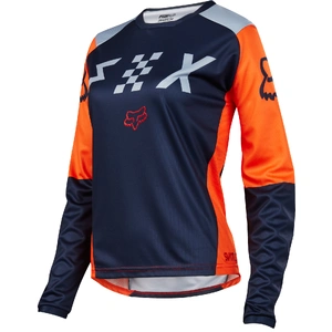 Fox Switch Womens MX Jersey - Grey/Orange - L