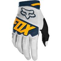 Fox Youth Dirtpaw Race Light Grey Gloves
