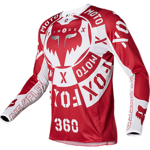 Fox 360 Nobyl Jersey - Red/White - XL