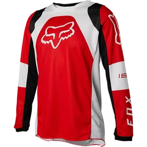 Fox Youth 180 Lux Jersey - Flame Red - M