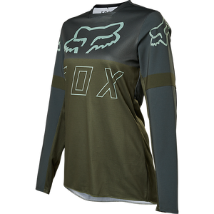 Fox Legion Lite Womens MX Jersey - Olive Green - L