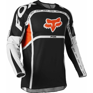 Fox 360 Dvide Jersey - Black/White/Orange - M