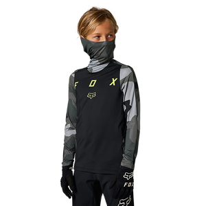 Fox Youth Ranger Drive Jersey - Green/Camo - M