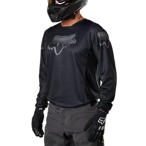 Fox 180 Blackout Jersey - Black/Black - M