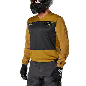Fox Defend Off Road Jersey - Dark Khaki - 2XL