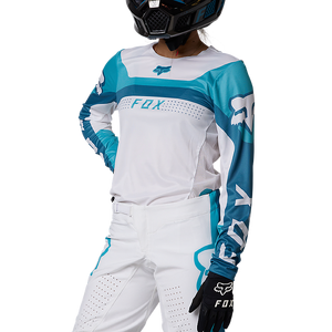 Fox Flexair Efekt Womens Jersey - Teal - M