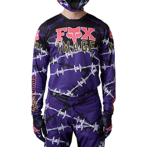 Fox 180 Barbed Wire SE Jersey - Purple - S