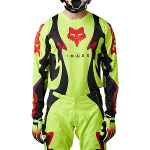 Fox 180 Kozmik Jersey - Fluro Yellow - S
