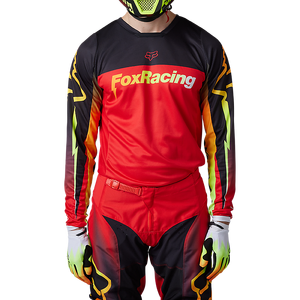 Fox 180 Statk Jersey - Fluro Red - 2XL