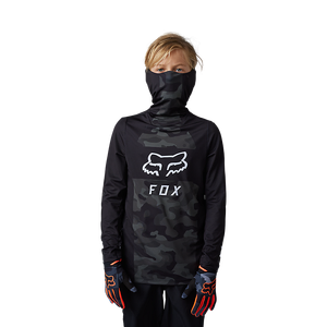 Fox Youth Ranger Drive Krux Jersey - Black/Camo - L