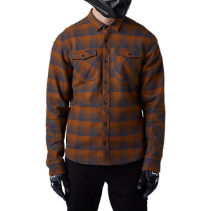 Fox Defend Drive Windblock Flannel - Nutmeg - M