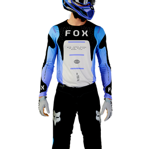 Fox Flexair Magnetic Jersey - Black/Purple - XL