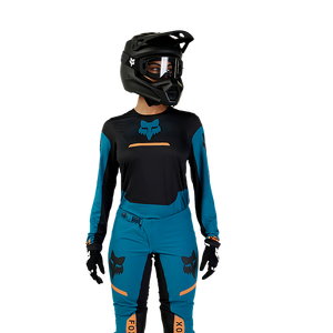 Fox Flexair Optical Womens Jersey - Maui Blue - S