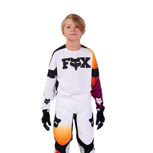 Fox Youth 360 Streak Jersey - White - L