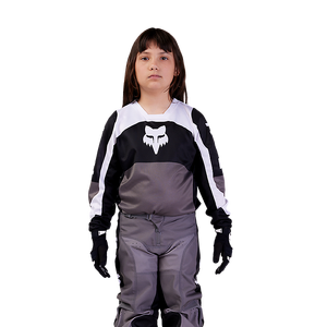 Fox Youth 180 Nitro Jersey - Black/Grey - S