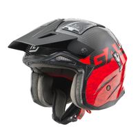 GasGas Z4 Carbotech Helmet - Red/Black
