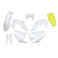 UFO Full Plastics Kit - TC 85 18-24 - OEM 23 - White/Neon Yellow