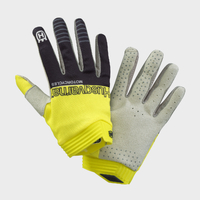 Husqvarna Kids iTrack Railed Gloves - Black/Yellow/Grey