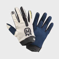 Husqvarna iTrack Origin Gloves - White/Blue