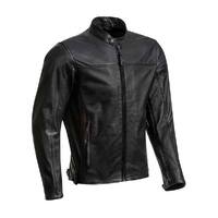 Ixon Crank Air Black Leather Jacket