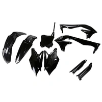 UFO Full Plastics Kit - Kawasaki  KX450F 16-17 - Black