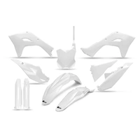 UFO Full Plastics Kit - Kawasaki  KX250F 25/KX450F 24-25 - White